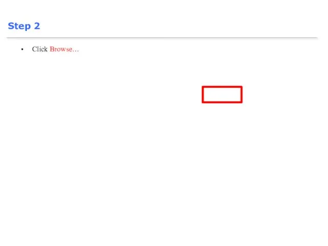 Click Browse…