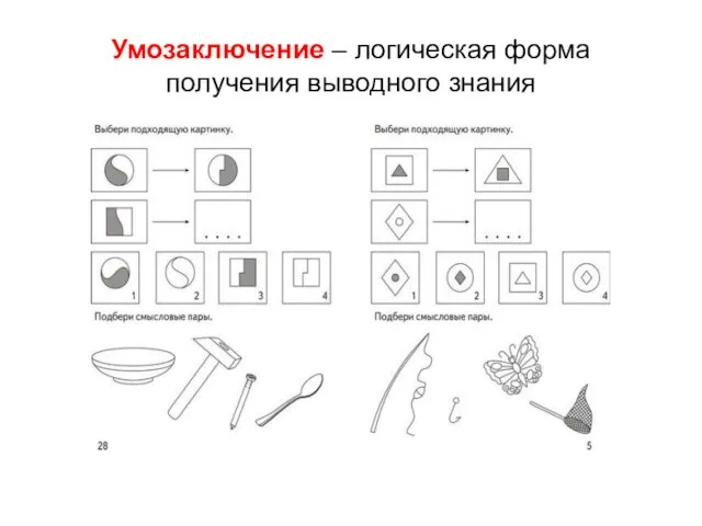 Умозаключение – логическая форма получения выводного знания