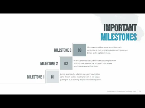 The Power of PowerPoint | thepopp.com MILESTONE 1 Ullum exerci