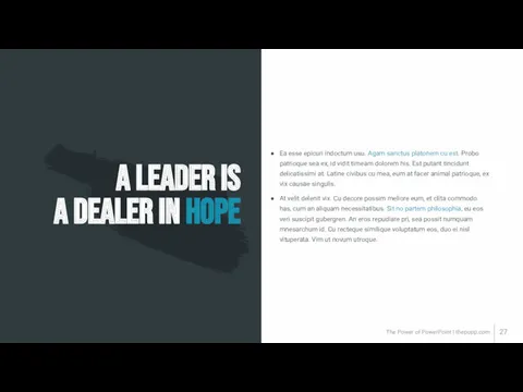 The Power of PowerPoint | thepopp.com A LEADER IS A