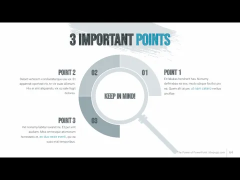 The Power of PowerPoint | thepopp.com 01 02 03 KEEP