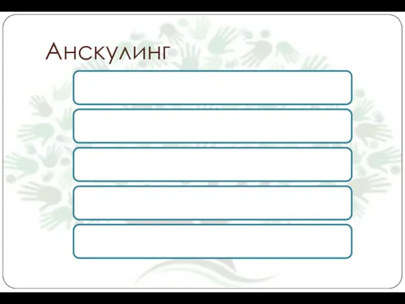 Анскулинг Отсутствие плана Неотрывность образования от жизни Ответ на запрос