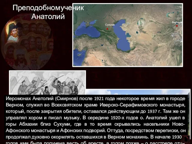 Сухуми Верный Преподобномученик Анатолий Иеромонах Анатолий (Смирнов) после 1921 года