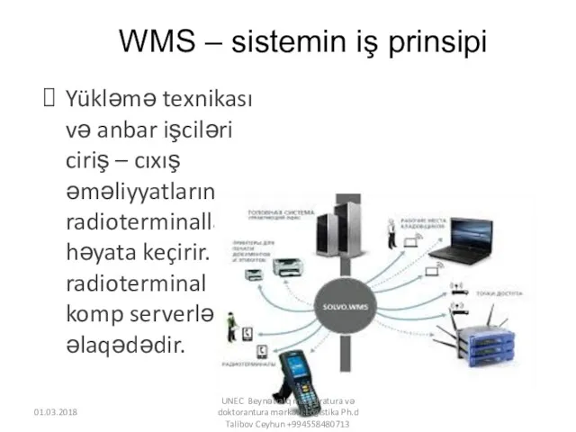 WMS – sistemin iş prinsipi Yükləmə texnikası və anbar işciləri