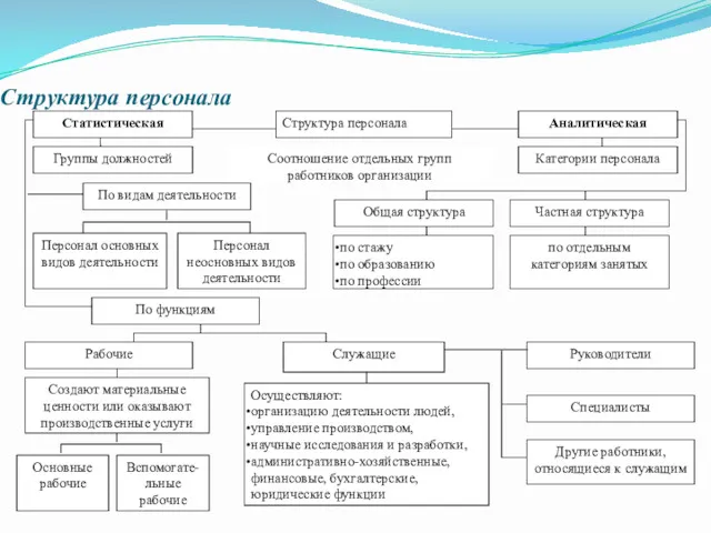 Структура персонала