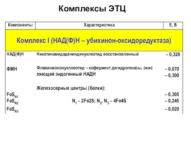 Комплексы ЭТЦ