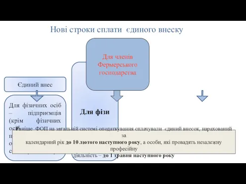 Для фізи Єдиний внес Для фізичних осіб – підприємців (крім