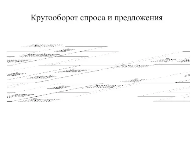 Кругооборот спроса и предложения