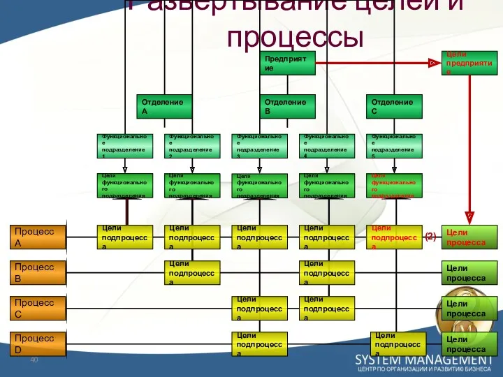 Развертывание целей и процессы