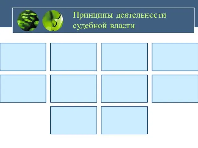 Принципы деятельности судебной власти Осуществление правосудия только судом Законность Независимость