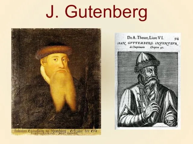 J. Gutenberg