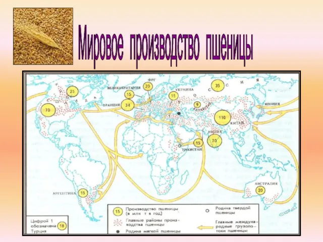 Мировое производство пшеницы