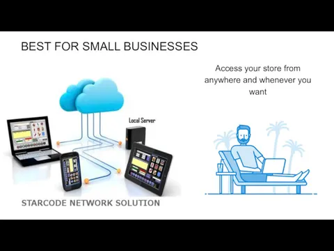 Access your store from anywhere and whenever you want BEST FOR SMALL BUSINESSES