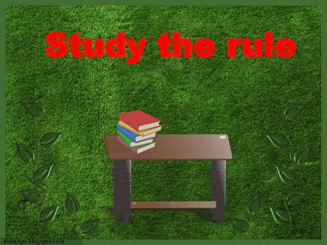 Study the rule