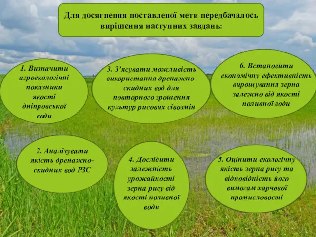 Для досягнення поставленої мети передбачалось вирішення наступних завдань: 1. Визначити