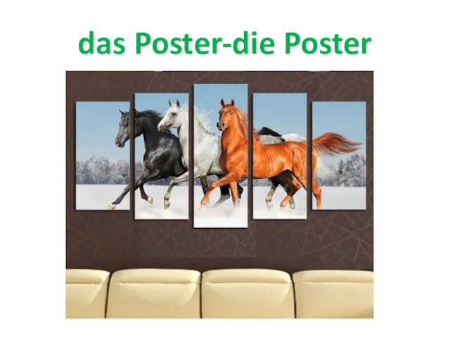 das Poster-die Poster