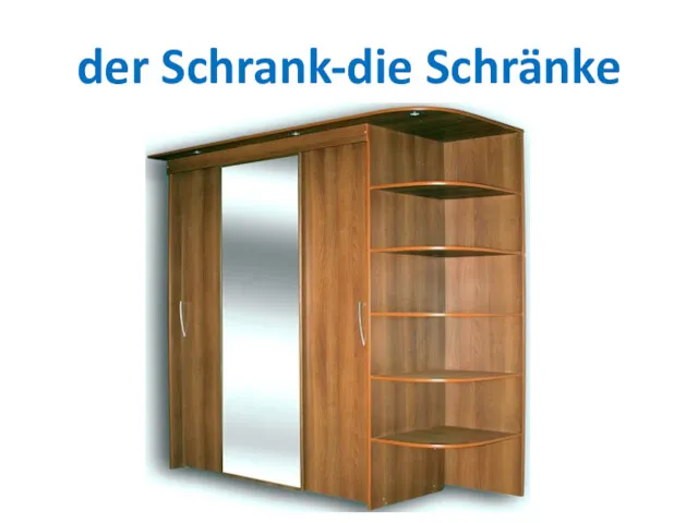 der Schrank-die Schränke