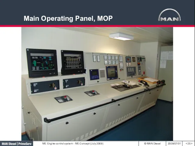 Main Operating Panel, MOP