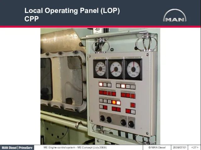 Local Operating Panel (LOP) CPP