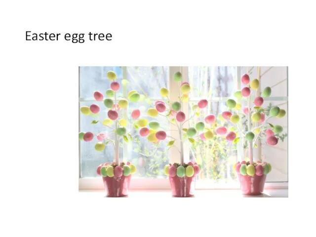 Easter egg tree