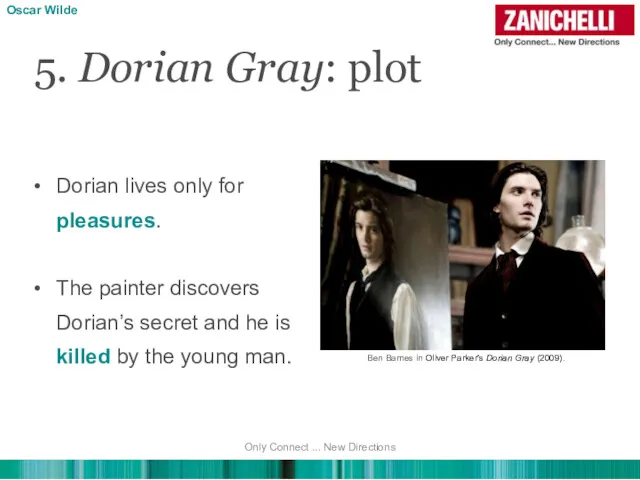 Dorian lives only for pleasures. The painter discovers Dorian’s secret