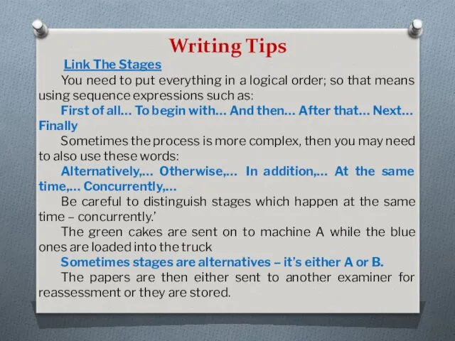 Link The Stages You need to put everything in a