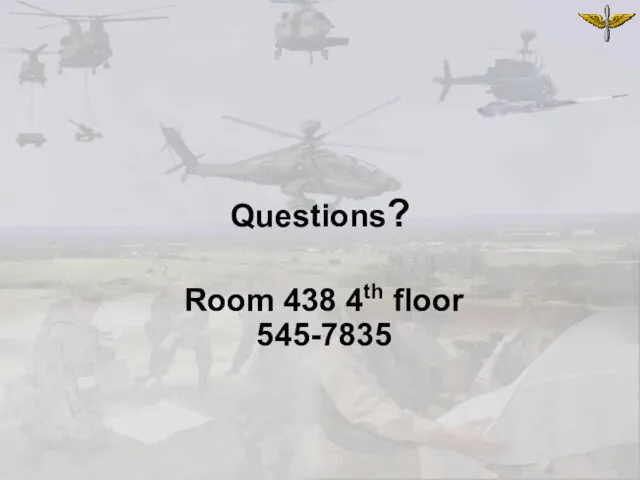 Questions? Room 438 4th floor 545-7835