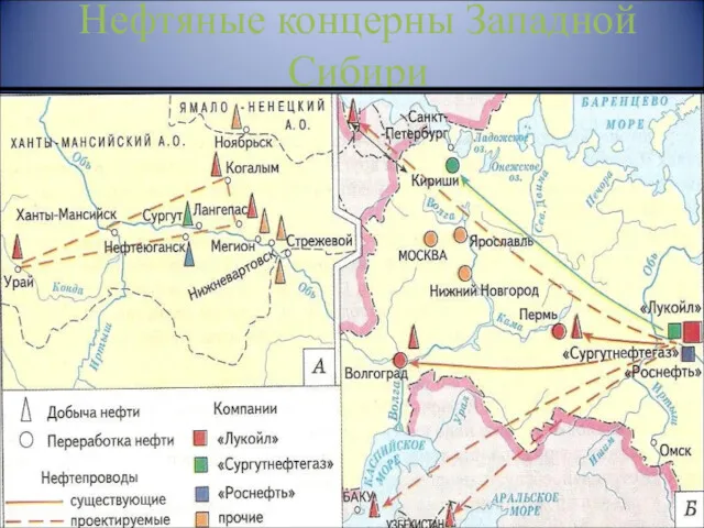 Нефтяные концерны Западной Сибири