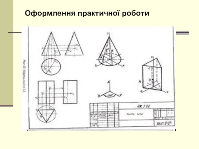 Оформлення практичної роботи