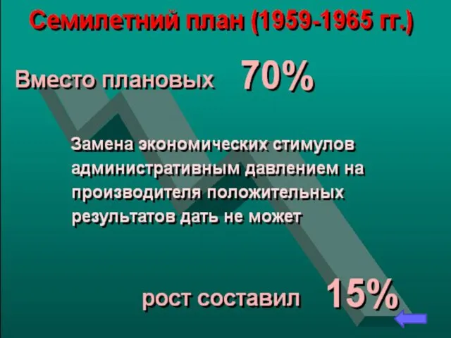 1. Реформы в сельском хозяйстве