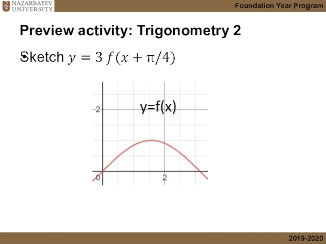 Preview activity: Trigonometry 2
