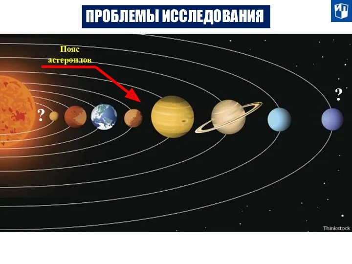 ? ? ПРОБЛЕМЫ ИССЛЕДОВАНИЯ Пояс астероидов