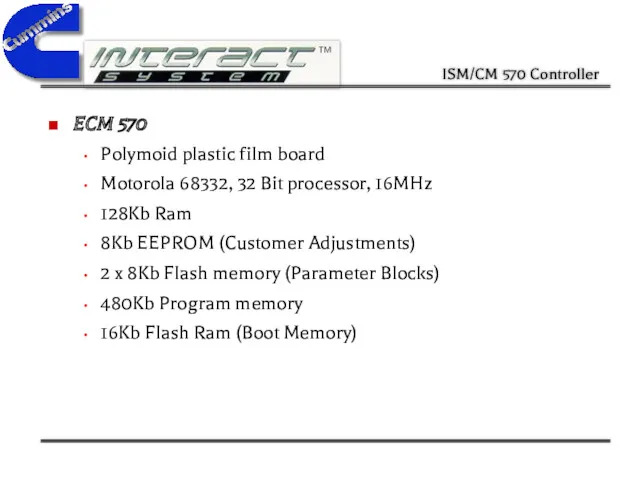 ECM 570 Polymoid plastic film board Motorola 68332, 32 Bit