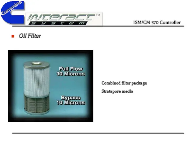 Oil Filter Combined filter package Stratapore media