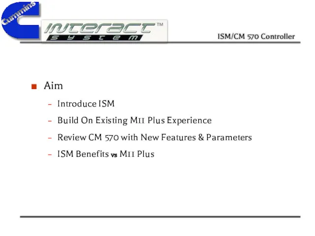 Aim Introduce ISM Build On Existing M11 Plus Experience Review CM 570 with