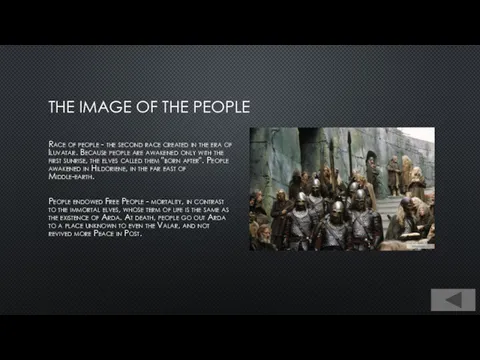 THE IMAGE OF THE PEOPLE Race of people - the