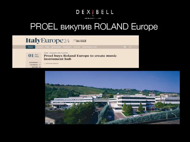 PROEL викупив ROLAND Europe