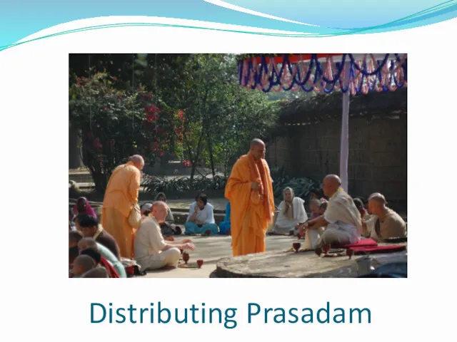 Distributing Prasadam