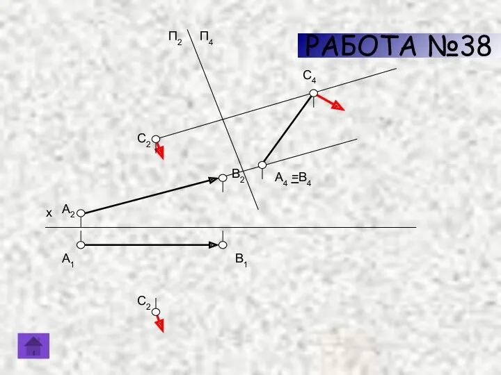 РАБОТА №38 B2 C2 А2 B1 А1 C2 C4 А4 =B4 x