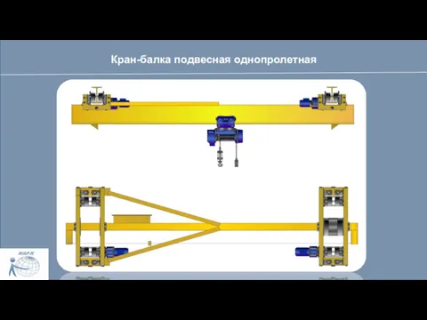 Кран-балка подвесная однопролетная