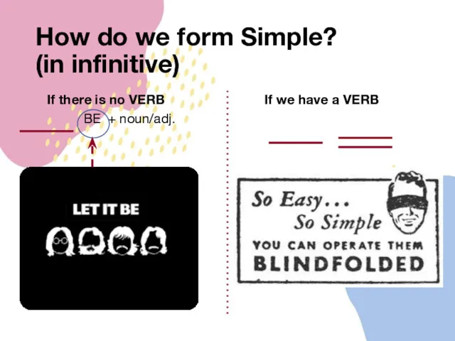 How do we form Simple? (in infinitive) If there is