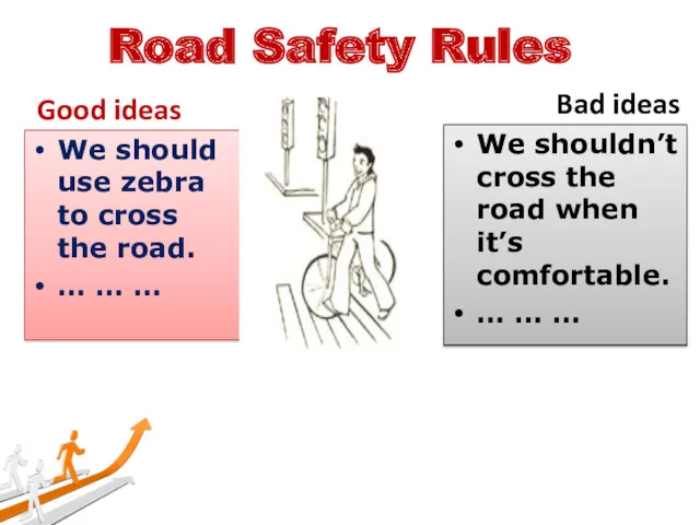 Road Safety Rules Good ideas We should use zebra to