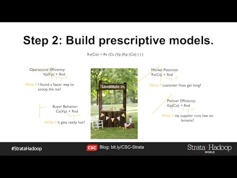 Step 2: Build prescriptive models. Rv(Co) = Rv (Cs (Vp