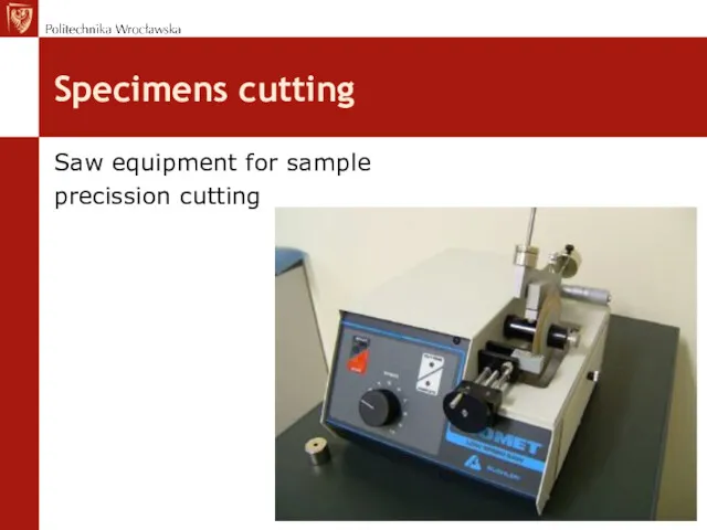 Specimens cutting Saw equipment for sample precission cutting