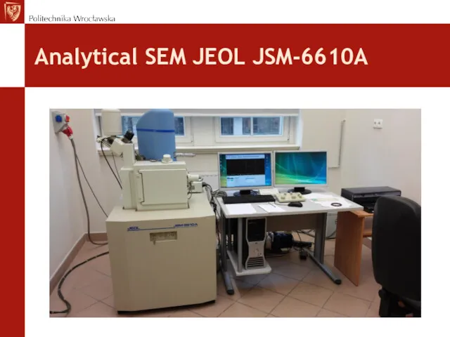 Analytical SEM JEOL JSM-6610A