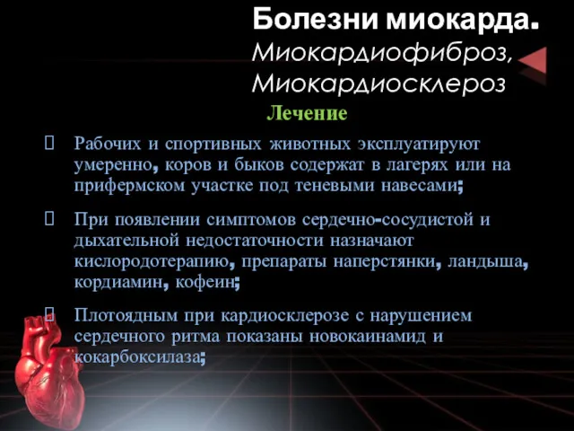 Лечение Рабочих и спортивных животных эксплуатируют умеренно, коров и быков содержат в лагерях