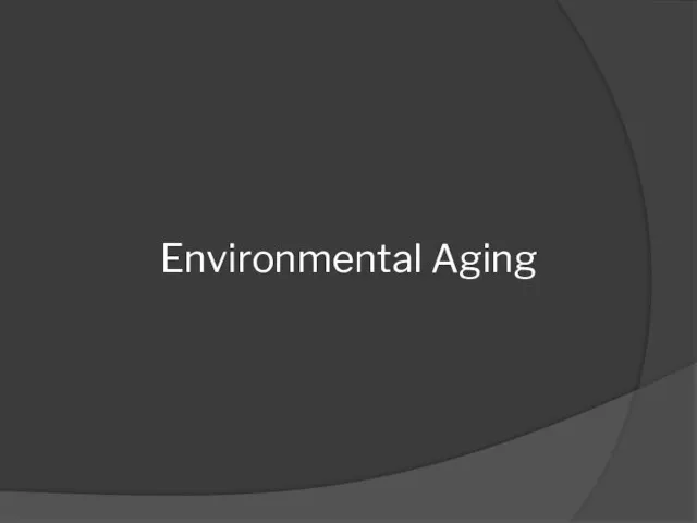Environmental Aging