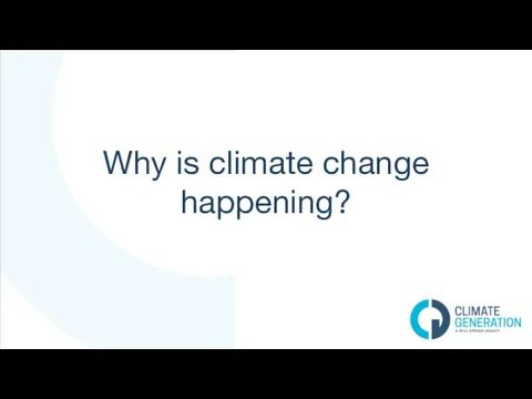 Why is climate change happening?