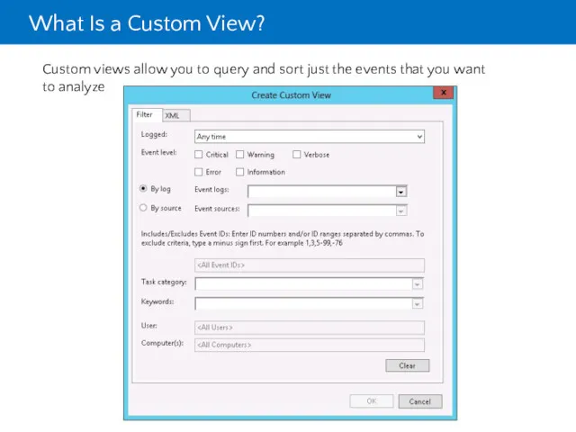 What Is a Custom View? Custom views allow you to
