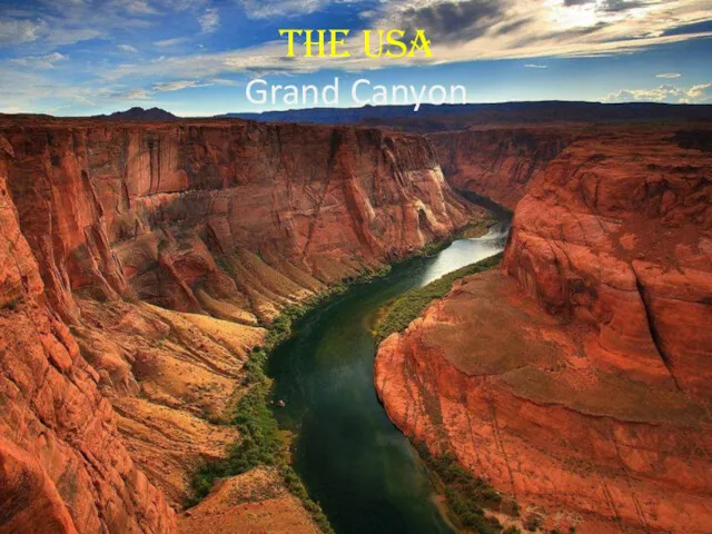 The USA Grand Canyon